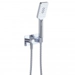 Tono Hand Shower, Soft Square Plate, Chrome Tono Hand Shower, Soft Square Plate, Chrome